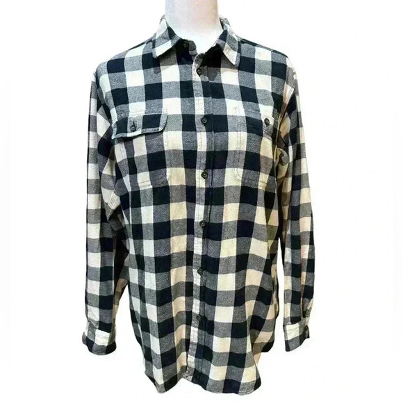 Polo by Ralph Lauren Black Cream Check Flannel Size XL 18-20 - Picture 7 of 7
